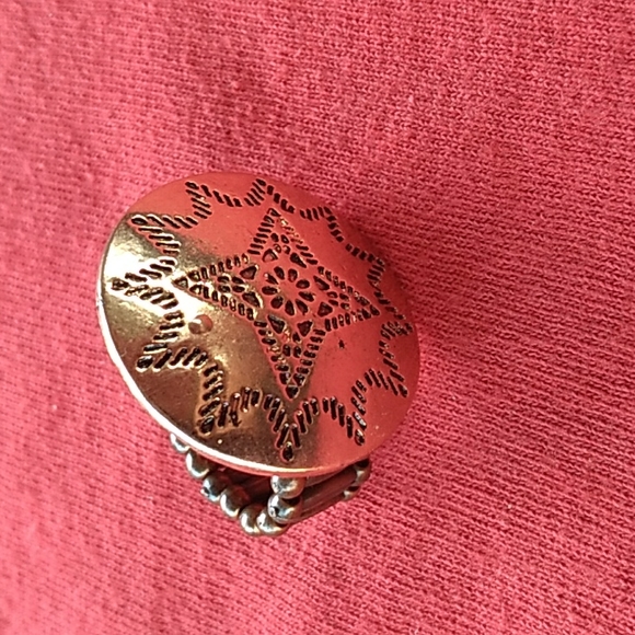 Rural Bronze Radius Copper Ring - Picture 1 of 2